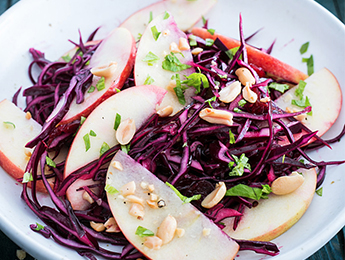 Apple Red Slaw Cabbage