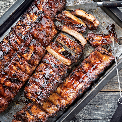 Baby Back Ribs with Sweet & Tangy BBQ Sauce