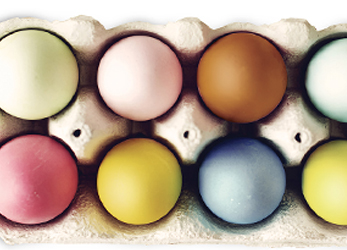 All-Natural Egg Dyes