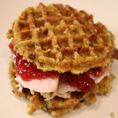 Waffle Iron Turkey Melt Panini Recipe