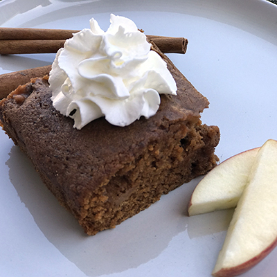 Whole Wheat Pumpkin Snack Cake | Grain Mill Wagon